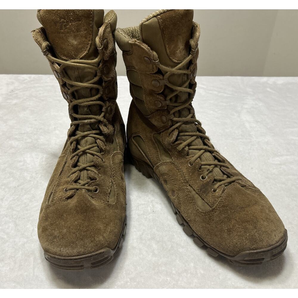 Tactical Research Boots Size 10.5 W Combat Military Khyber TR550 Coyote Vibram